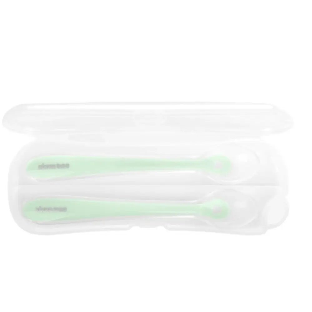 xx Cuillères en silicone Menthe 2 pièces