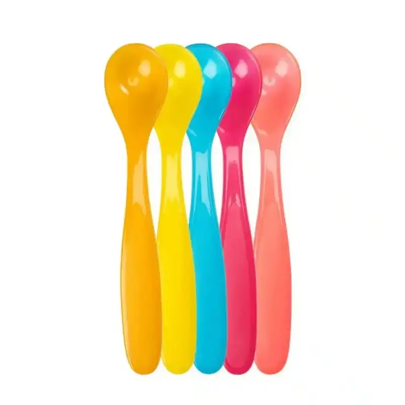 CUILLERES POUR BEBE SOUPLES 2eme AGE x5 badabulle