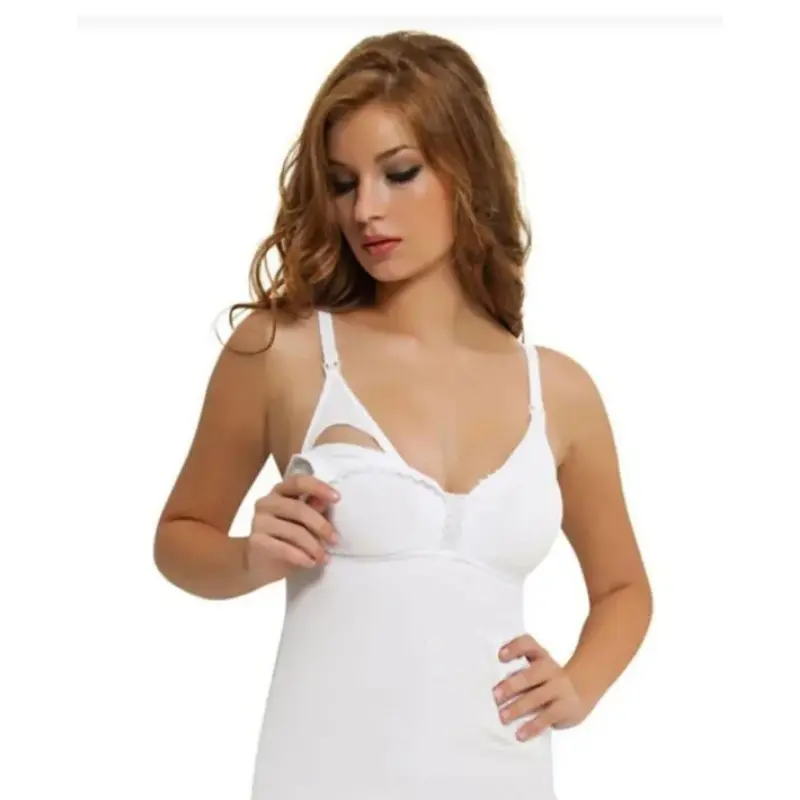 xx Débardeur d’Allaitement Blanc NBB 3050