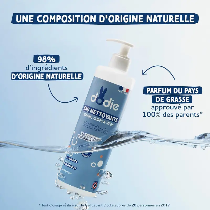 Eau Nettoyante 3 en 1 500 ml dodie