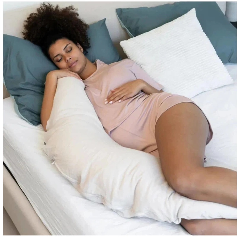 Doomoo coussin d'allaitement et de maternité Comfy Big Tetra – Almond