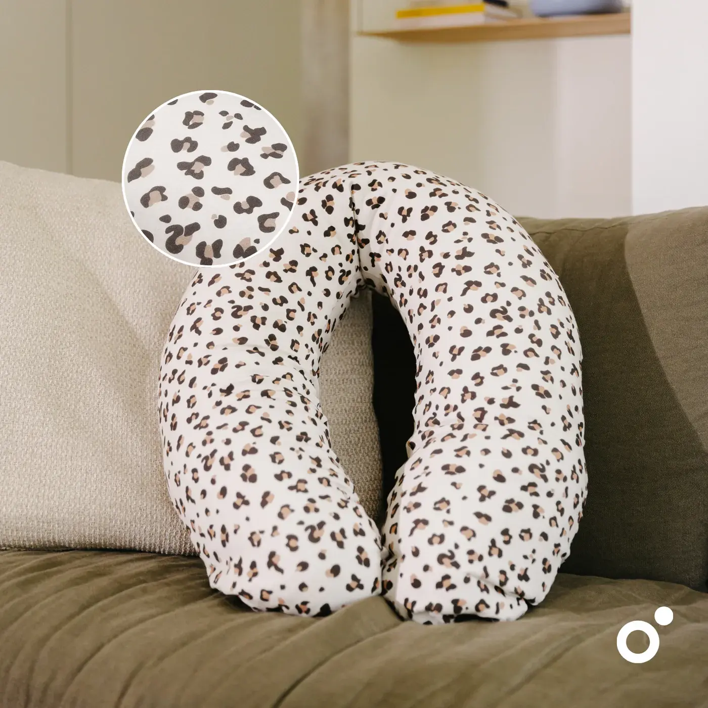 Doomoo Coussin d’allaitement et maternité Buddy Leopard