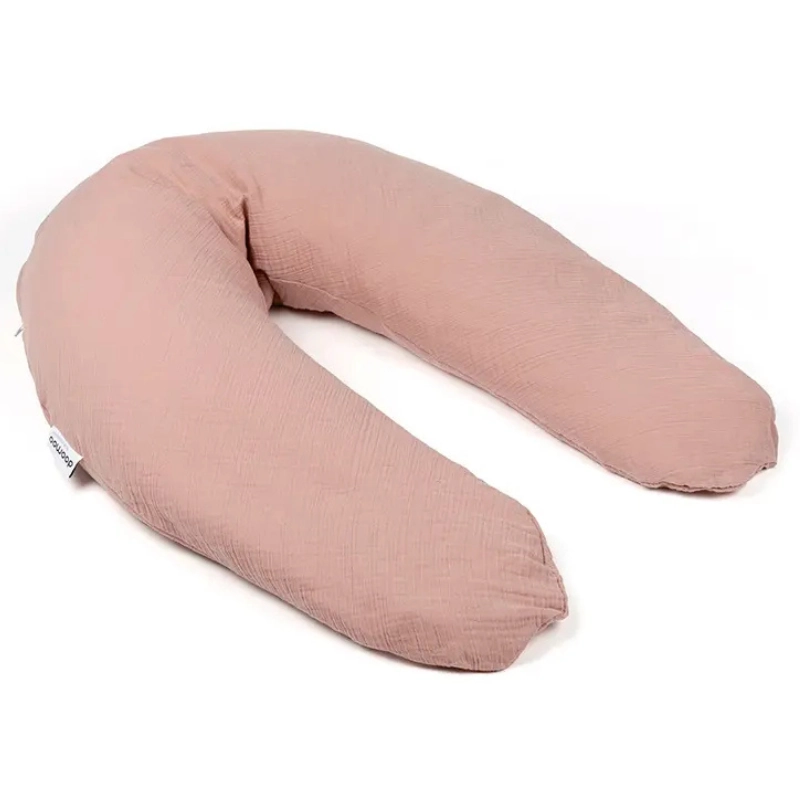 xx Doomoo Coussin de maternité Comfy Big en tissu tétra rose
