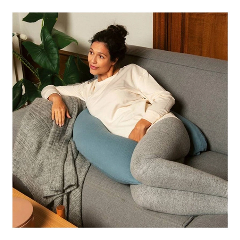 Doomoo Coussin de maternité comfy big tetra blue