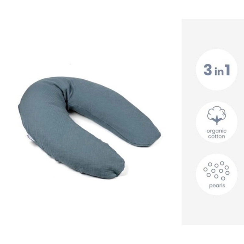 Doomoo Coussin de maternité comfy big tetra blue