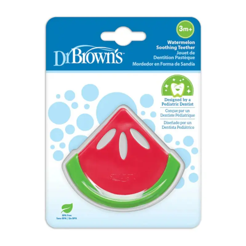 xx Dr. Brown's Anneau de dentition Apaisant 3M+ - Pastèque