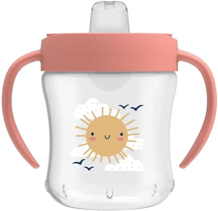 Dr Brown's Bec Souple pour enfant Tasse avec poignées, Rose