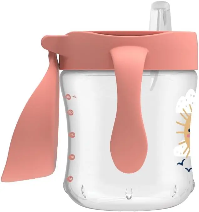 Dr Brown's Bec Souple pour enfant Tasse avec poignées, Rose