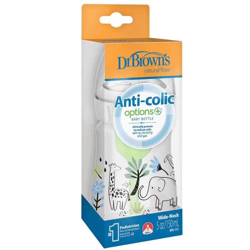 Biberon Anti-Colique Options+ 150ml - Éléphant