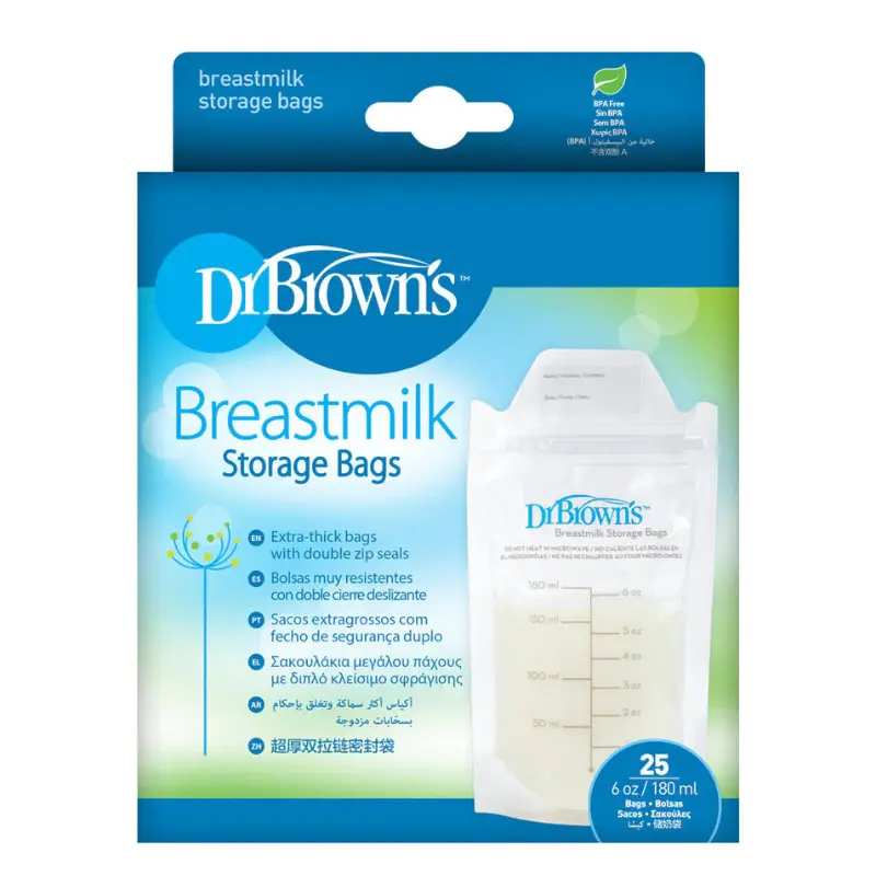 xx Sachets de conservation pour le lait maternel x 25 pcs