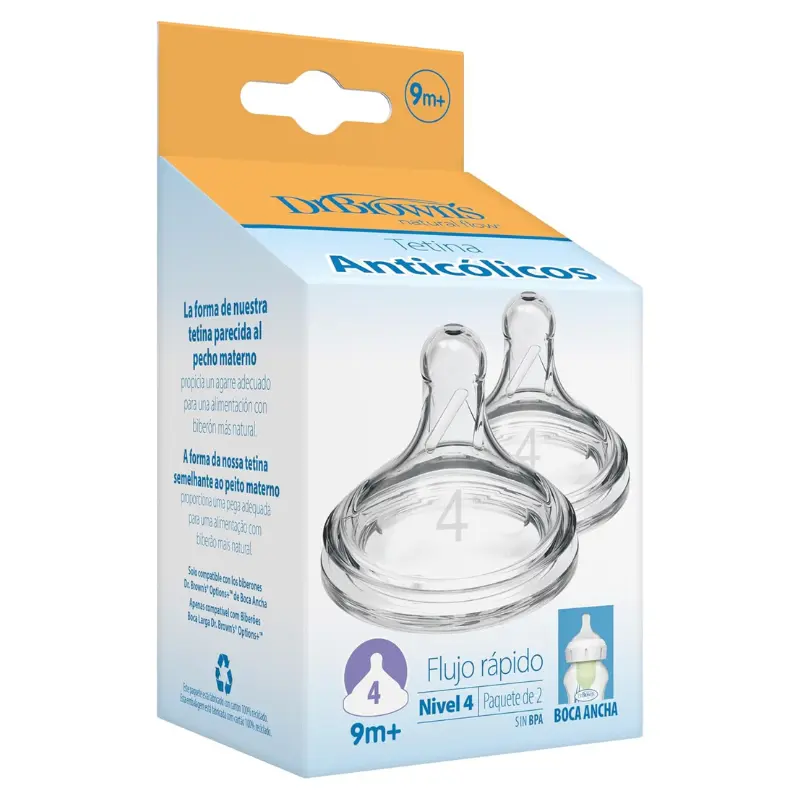 Tétine silicone Options+ Large 9 m+