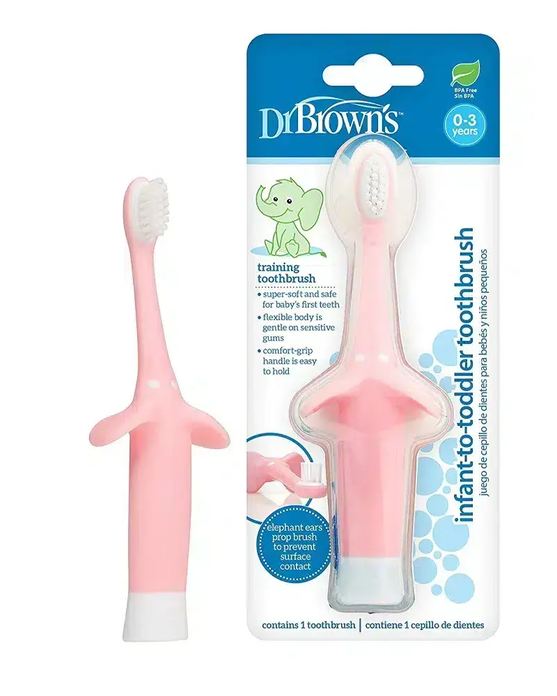xx DrBrown's Brosse à Dents Rose
