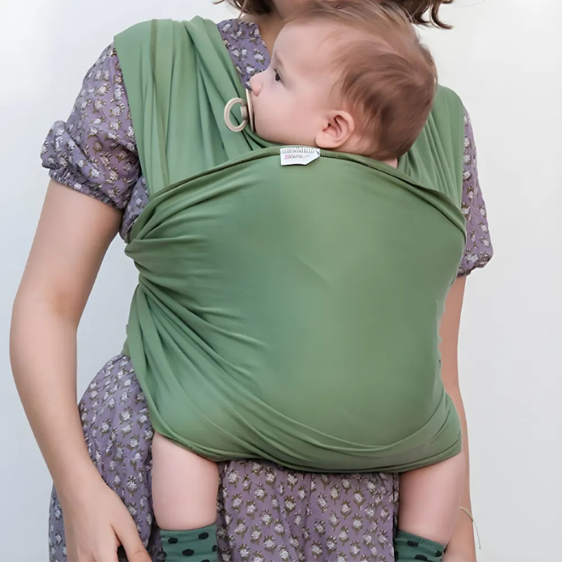 xx Écharpe de portage flexible Neko – Kaki