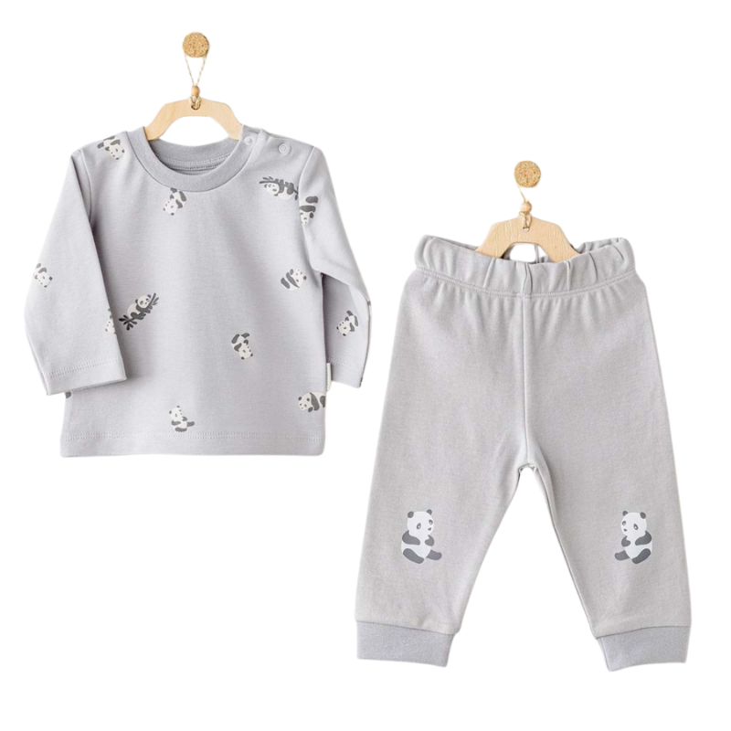 xx Ensemble 2 pièces Keep Smiling gris  AC26029 Andywawa