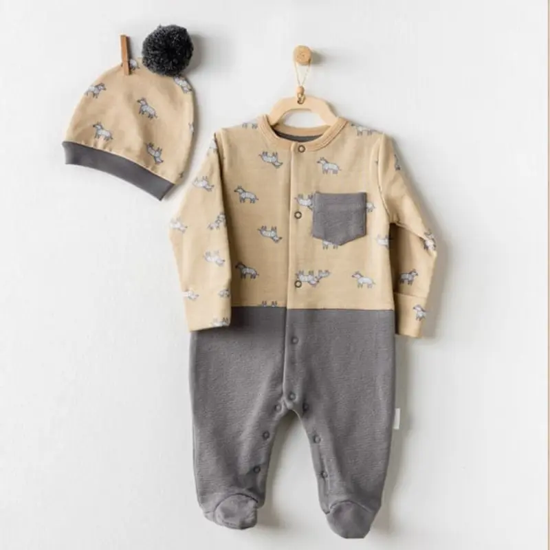 xx Ensemble barboteuse bébé Andywawa Little Zebra AC24159