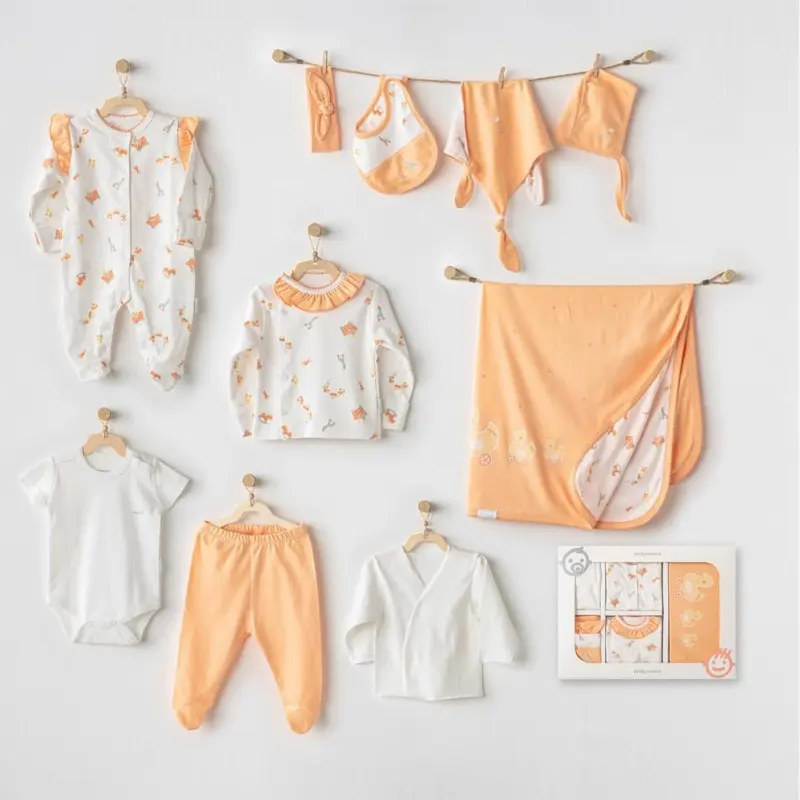 Ensemble de 10 pièces pour nouveau-né de l'hôpital pour bébé Andywawa