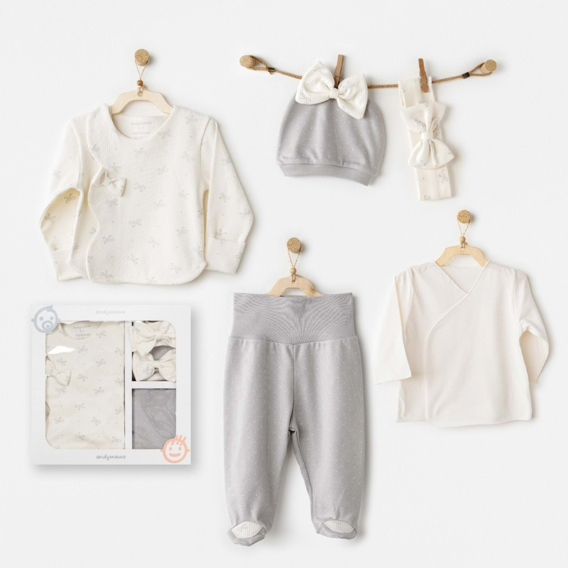 xx Ensemble de 5 pièces pour nouveau-né fille AC26250