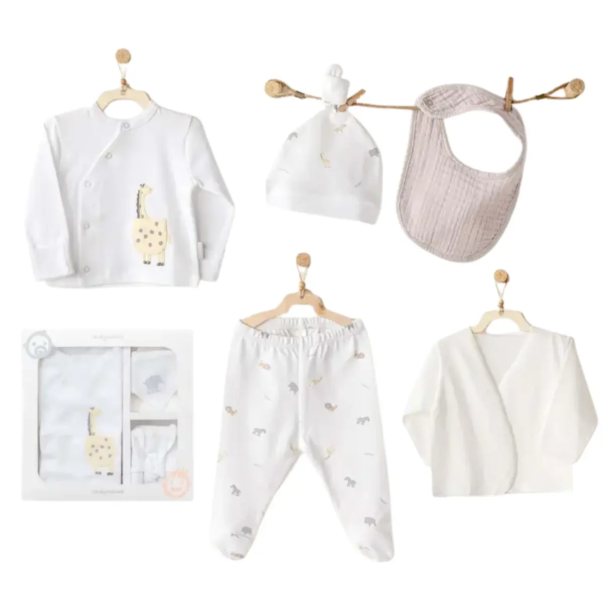 xx Ensemble de 5 pièces Sortie d'hôpital  AC25800 Andywawa