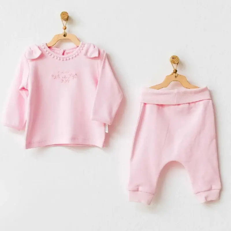 xx Ensemble Fille 2 pièces pour bébé  Rose - Andywawa