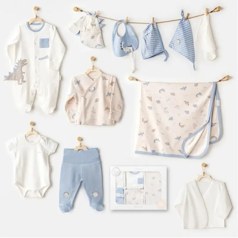 Ensemble nouveau-né 10 pièces Andywawa Sortie d'hôpital Beige