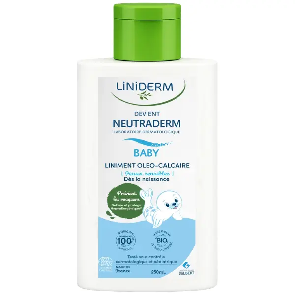 xx Gilbert Neutraderm Liniderm Liniment Oléo-Calcaire Stabilisé 250ml