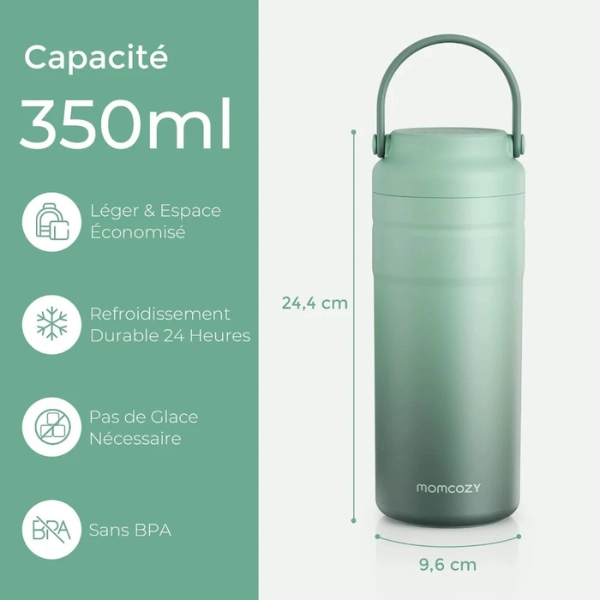 Glacière portable pour lait maternel 350ml Momcozy