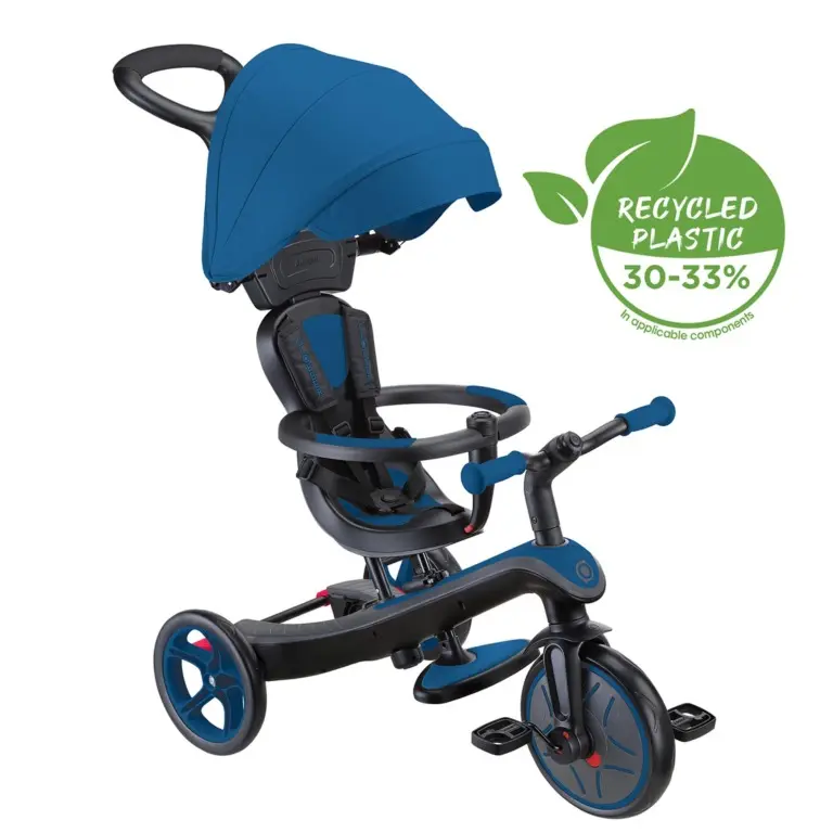 xx Globber Tricycle Explorer 4en1 Évolutif Bleu