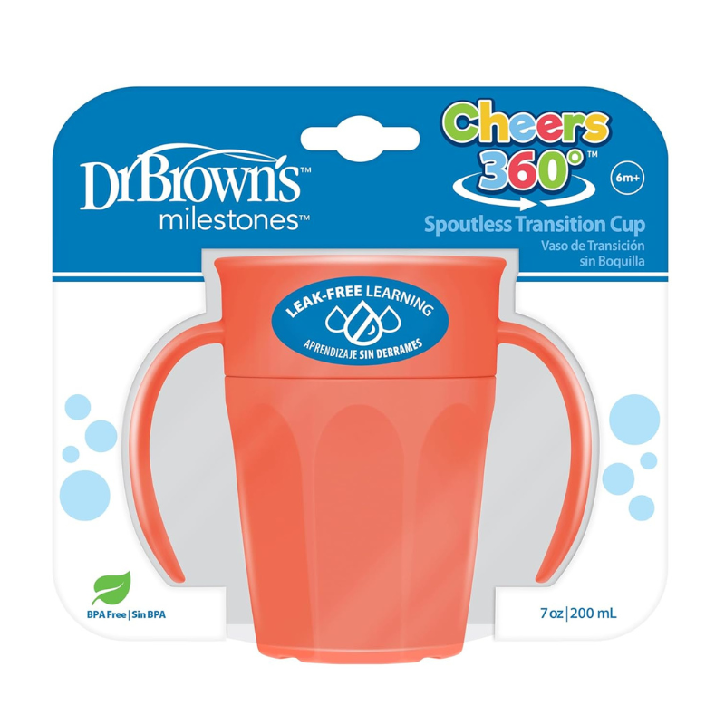 xx Gobelet d'apprentissag sans BPA, 200 ml, Dr. Brown's