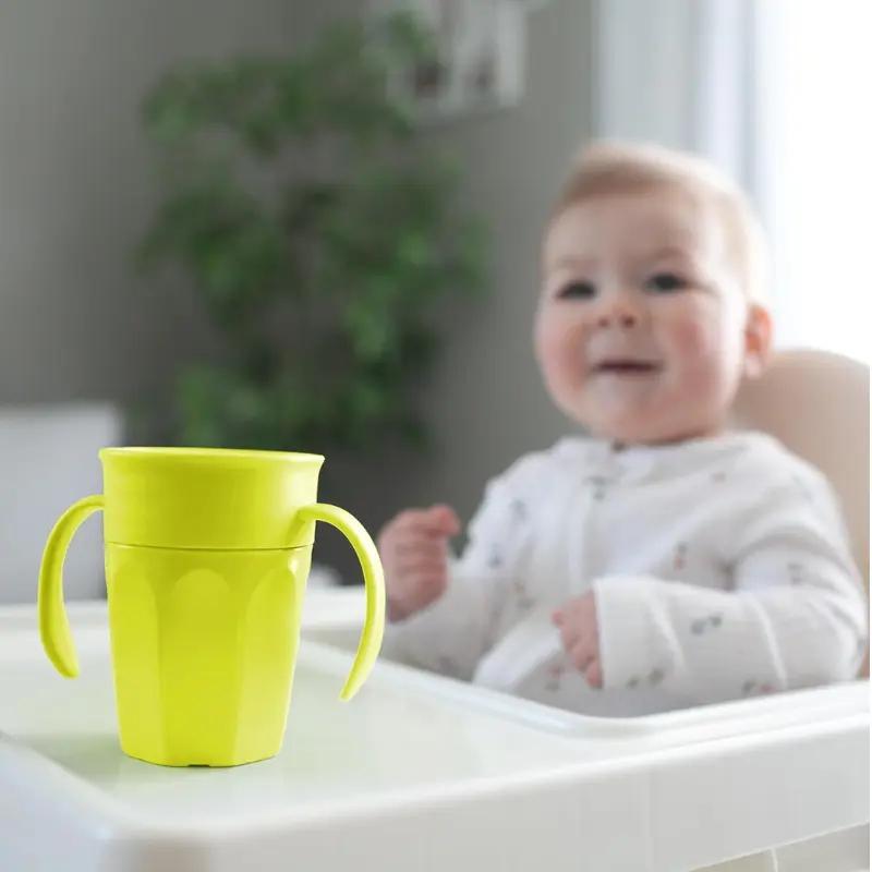 Gobelet d’Apprentissage Vert 200 ml sans BPA – Dr. Brown’s