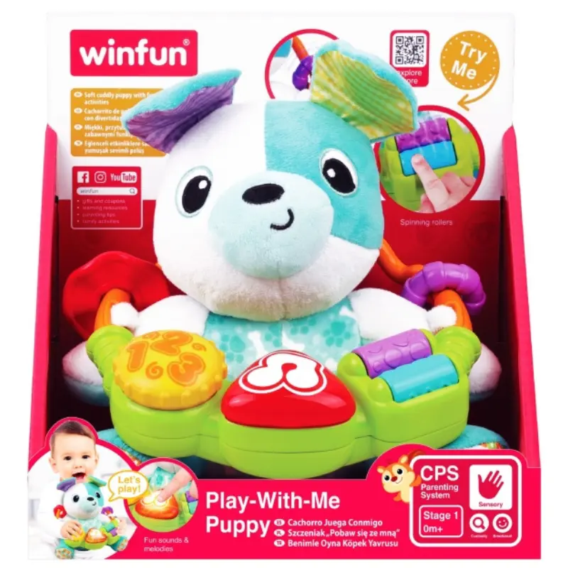 Joue avec moi, chiot - Winfun 0 mois et plus