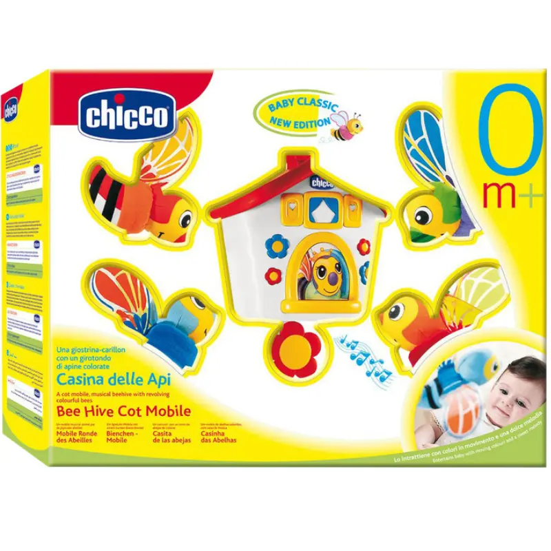 xx Jouet mécanique pour berceau Chicco « Bee House »