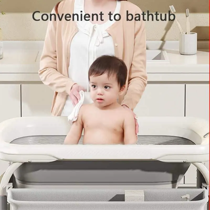Table à Langer avec Baignoire Bébé Intégrée Kidilo