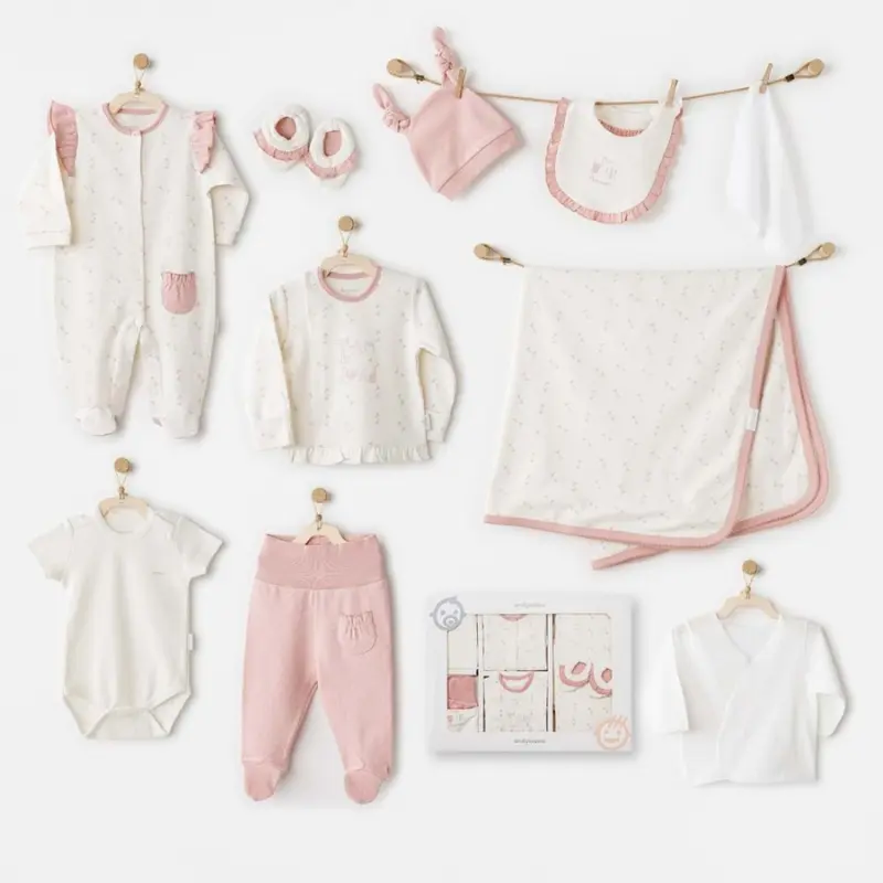 xx Kit de sortie d'hôpital pour bébé Andywawa 10 pièces AC26081 Écru