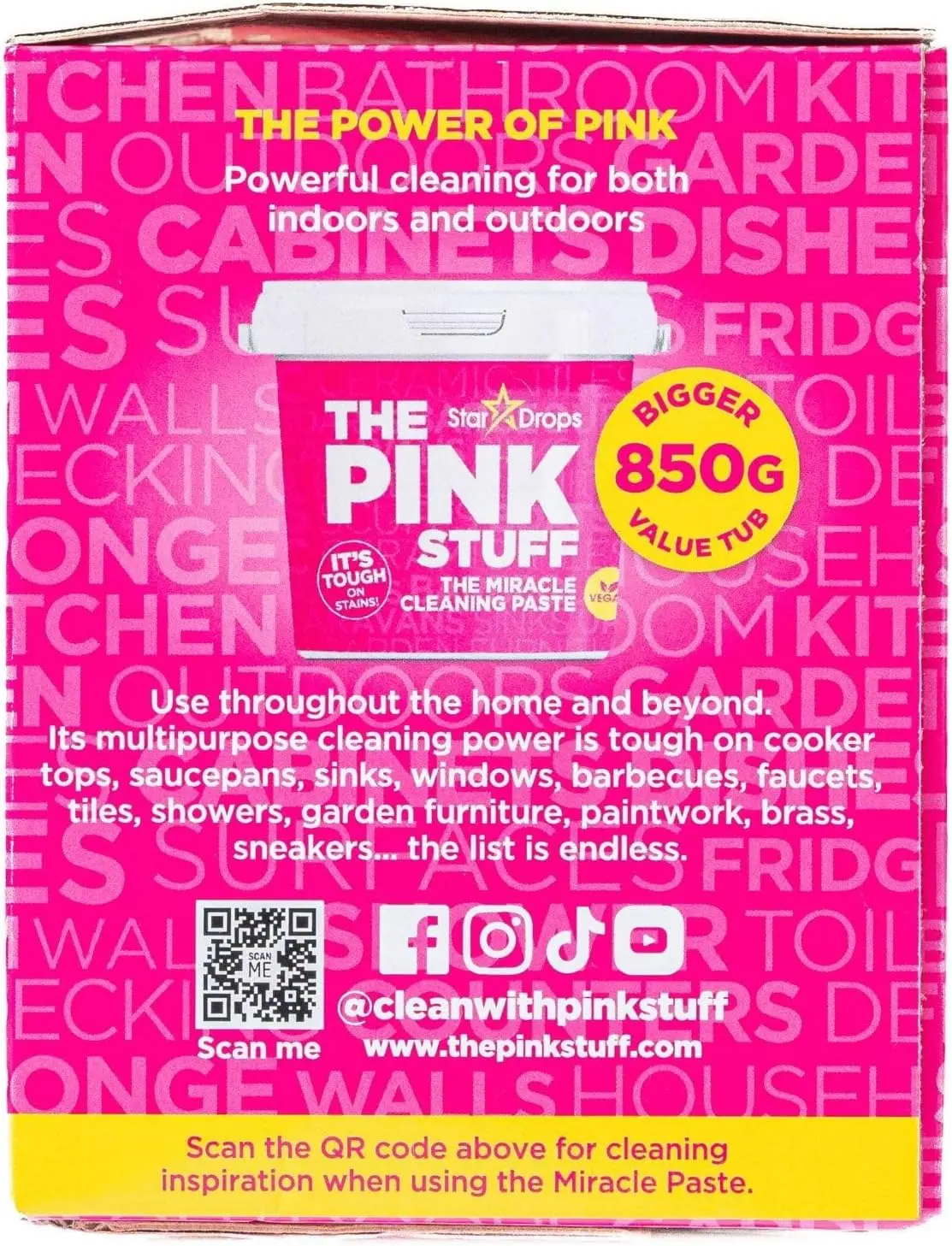 La pâte Pink Stuff 850g et le kit Squeezy