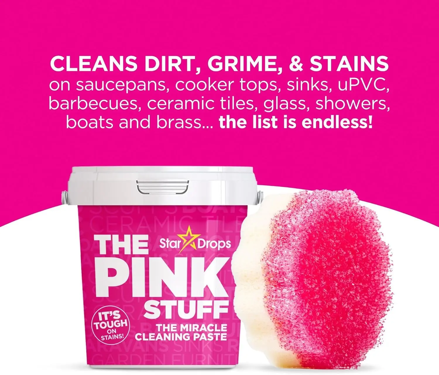 La pâte Pink Stuff 850g et le kit Squeezy