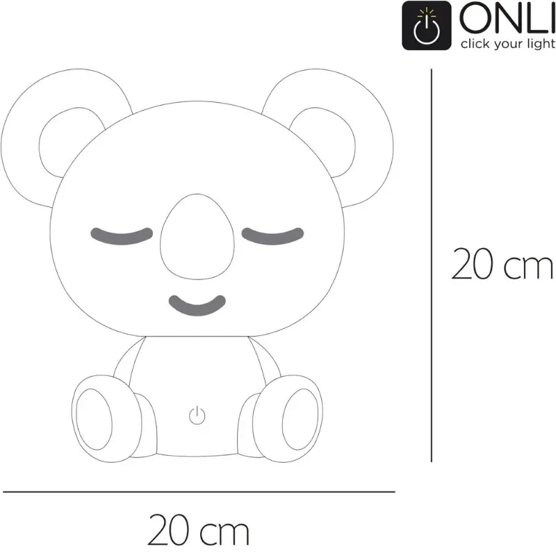 Lampe KOALA LED Vert