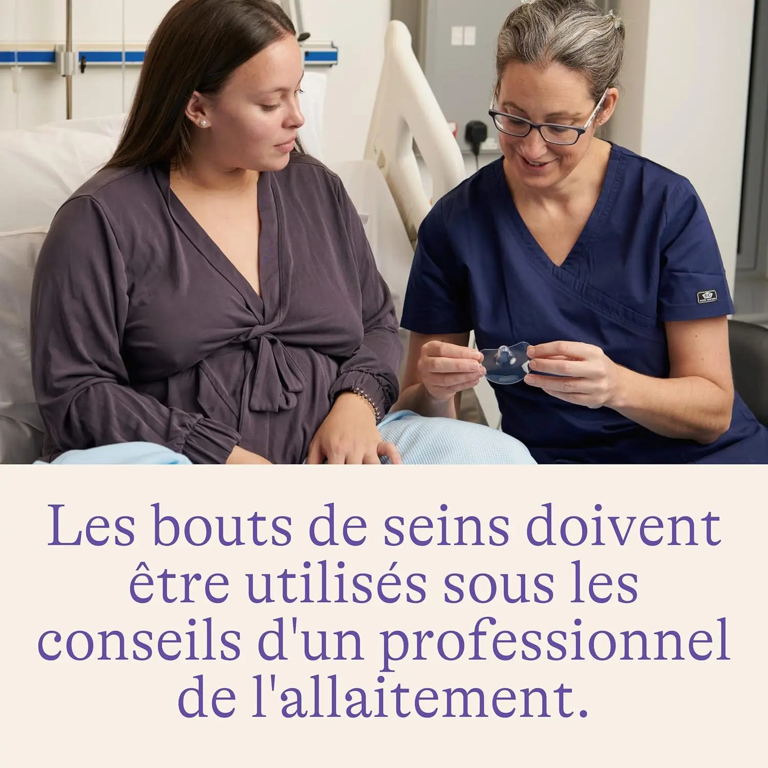 Lansinoh Bouts de sein 24 mm x2 Aide à la mise au sein + étui de transport