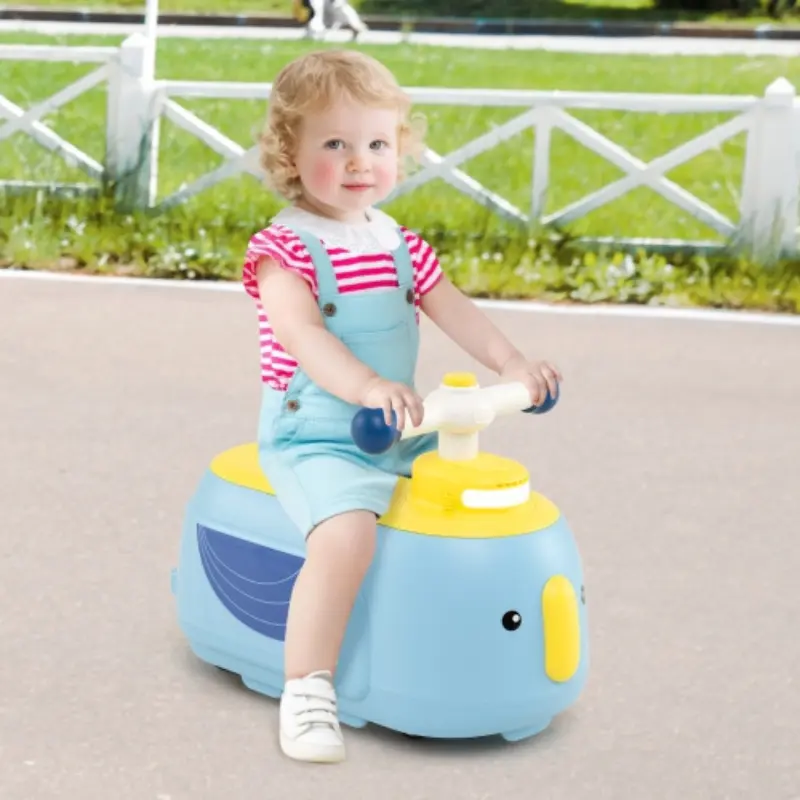 Lebei Voitures Plasma Haute Qualité Enfants Pivotante Blue