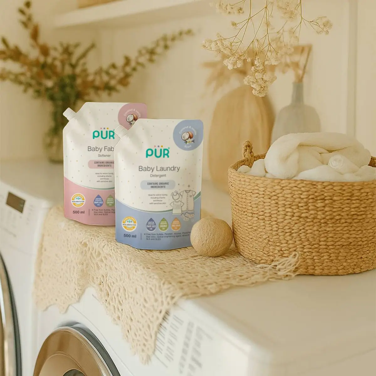 Lessive PUR Spéciale Bébé – Soin Doux et Anti-Taches