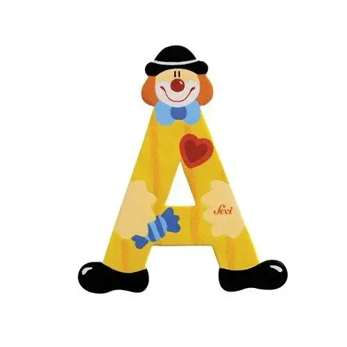 Clown de la lettre A