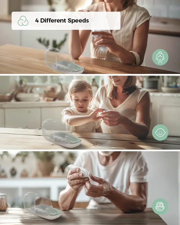 Lime à ongles électrique pour bébé Momcozy - Silencieuse