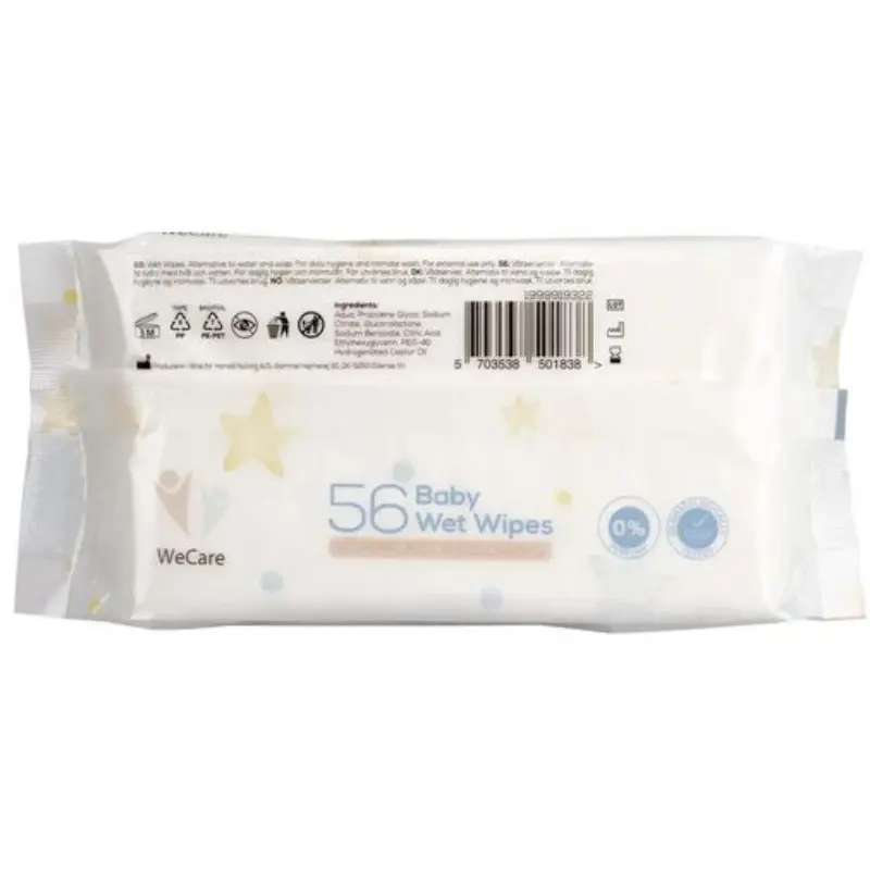 LINGETTES Bébé HUMIDES - We care