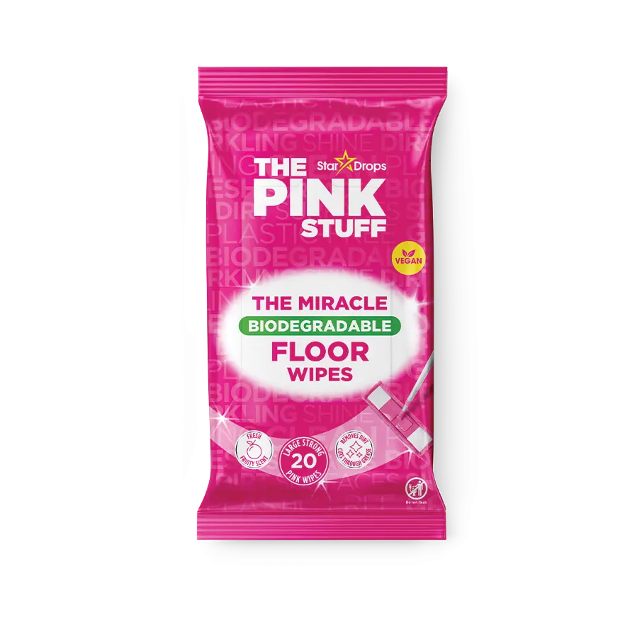 Lingettes biodégradables Pink Stuff