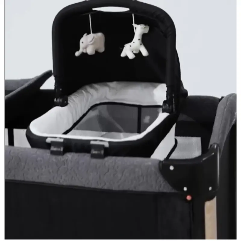 Lit Cododo Multifonction avec Couffin deluxe Gris– Kidilo