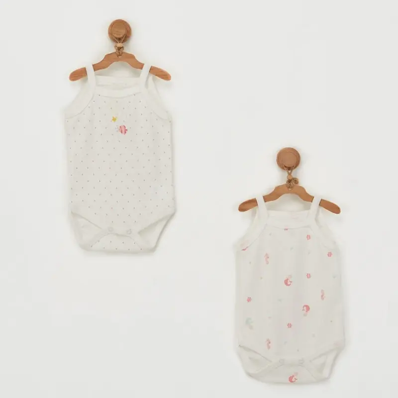 xx Lot de 2 bodys sirène pour bébé Andywawa AC22616