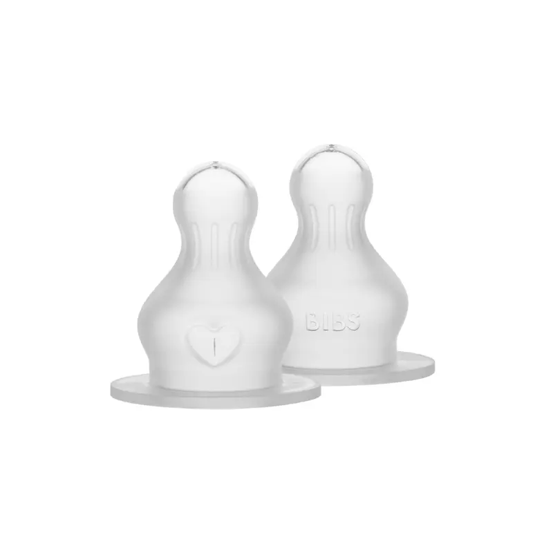 xx Lot de 2 Tétines de Biberon en Silicone – Débit Standard