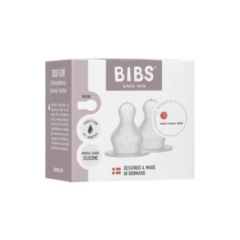 Lot de 2 Tétines de Biberon en Silicone – Débit Standard