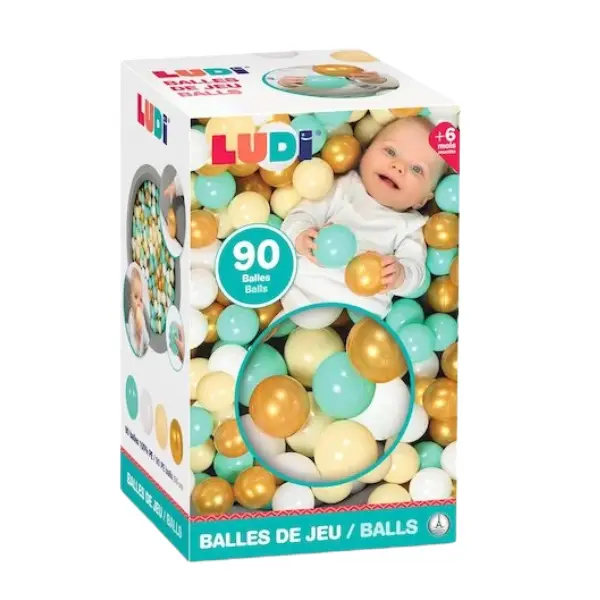 xx Ludi 90 Balles de jeu Multicolore