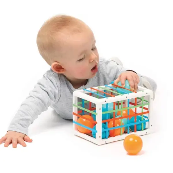 Ludi Cube de manipulation avec balles Multicolore 10 mois