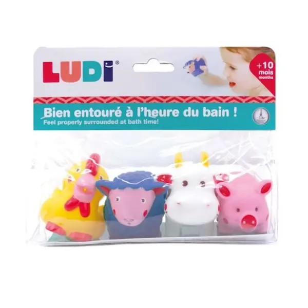 Ludi Jouets de bain aspergeurs Multicolore